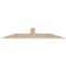 Ekena Millwork Portland Smooth Timber Gable Bracket, Douglas Fir, 72"W x 12"H x 5 1/2"D x 5 1/2"F, 4/12 Pitch GBW072X12X0606POR00SDF - alternate 1